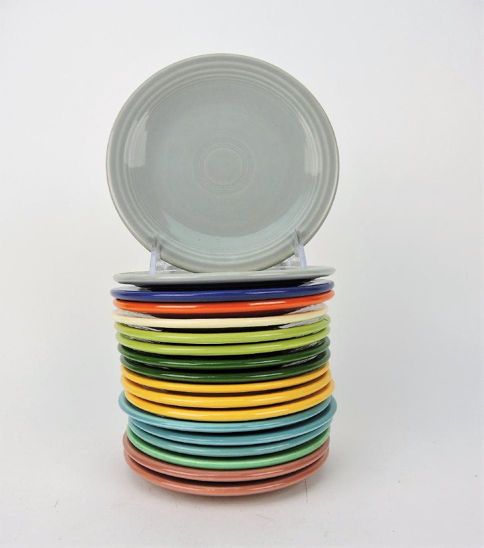 Fiesta 6" plate group, lot of 18: .