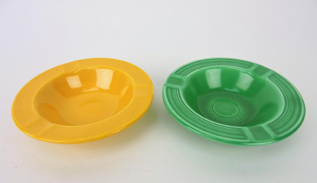 Fiesta ashtray, green & yellow (1 of 1)