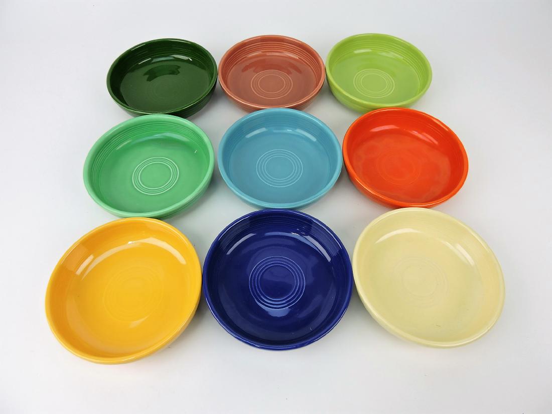 Fiesta 6" dessert group, lot of 9 mixed (1 of 1)