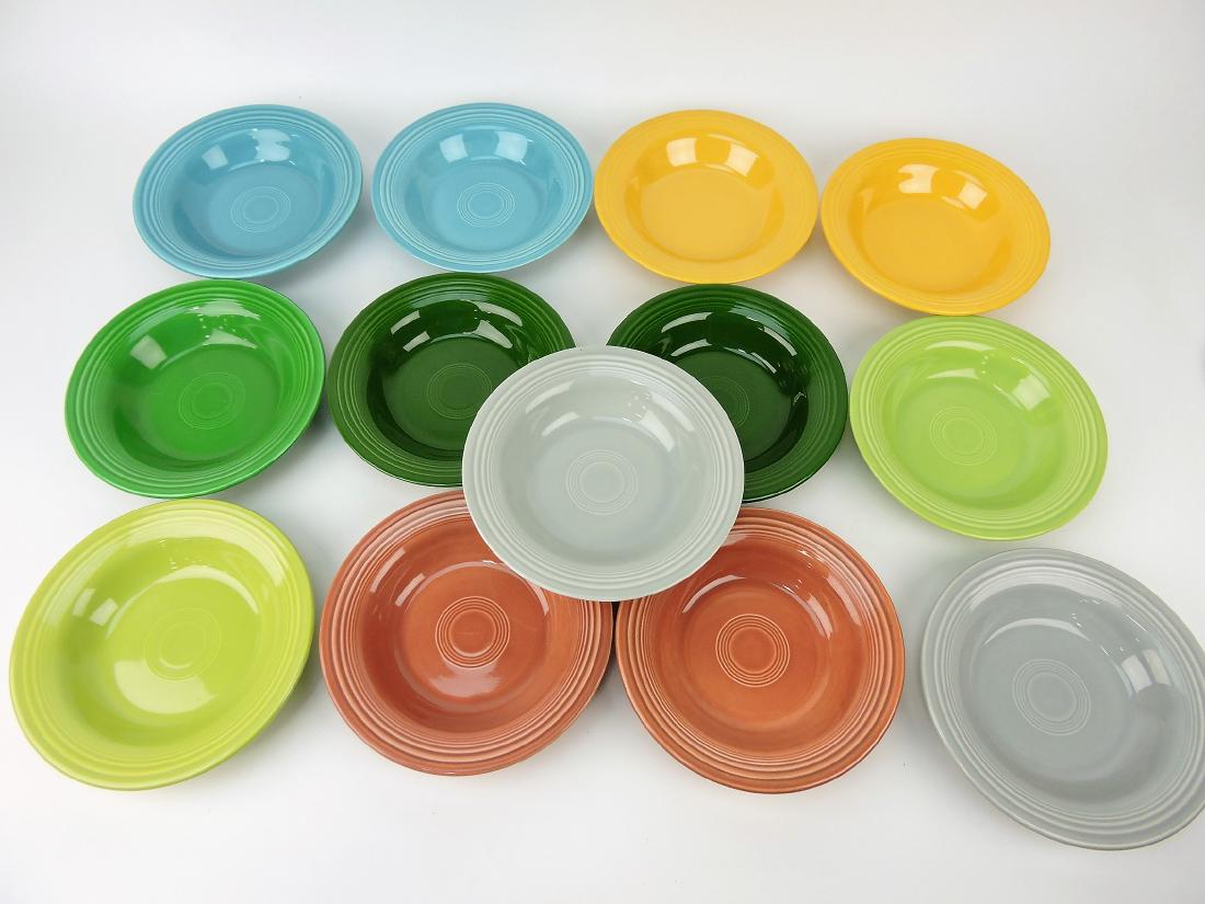 Fiesta deep plate group, 13 mixed (1 of 1)