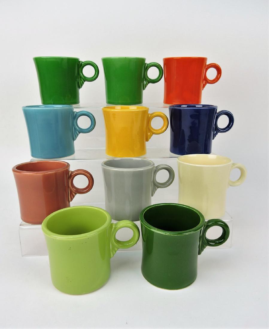 Fiestalot of 11 mugs, mixed: .