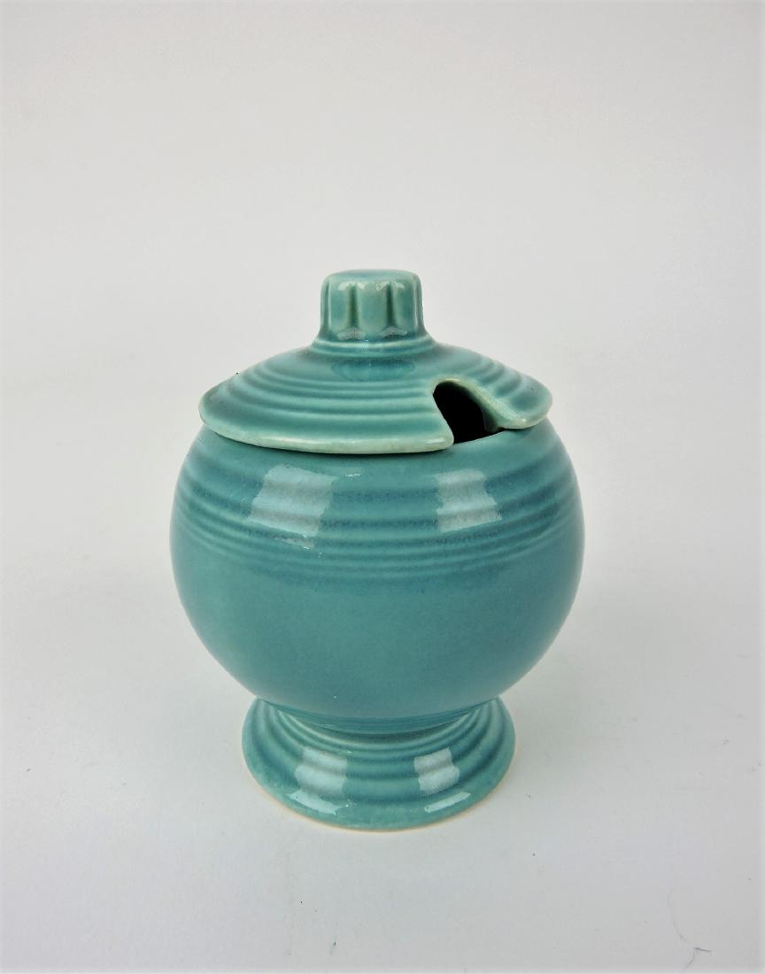 Fiesta mustard, turquoise, lid (1 of 1)