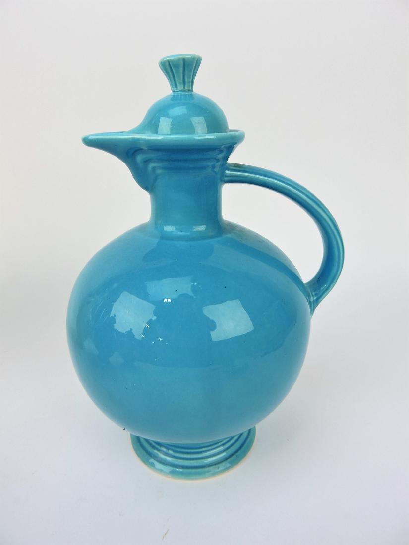 Fiesta water carafe, turquoise (1 of 1)