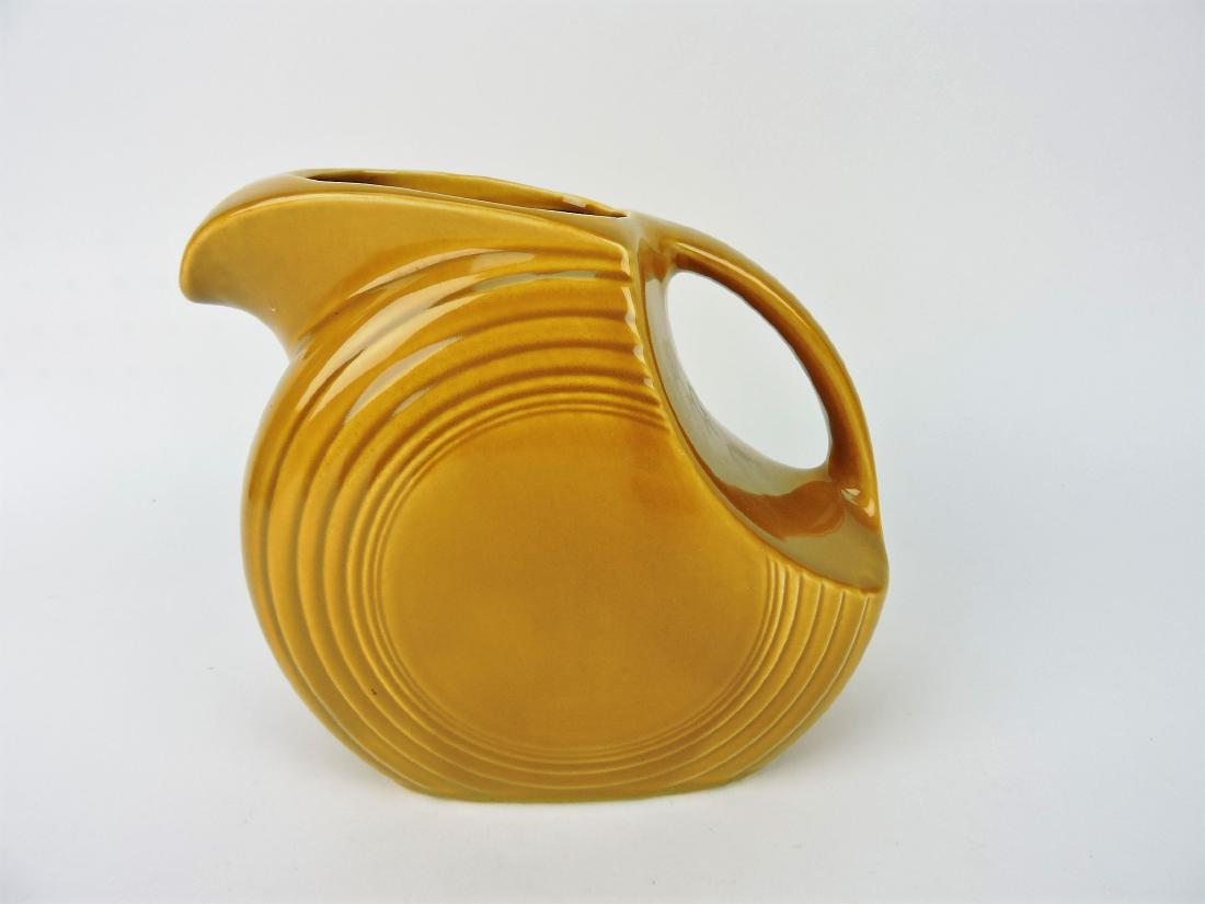 Fiesta Ironstone antique gold disk: water pitcher