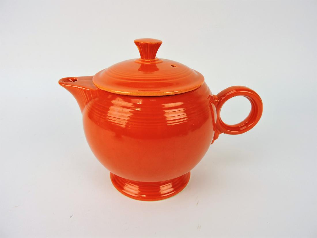 Fiesta large teapot, red (1 of 1)