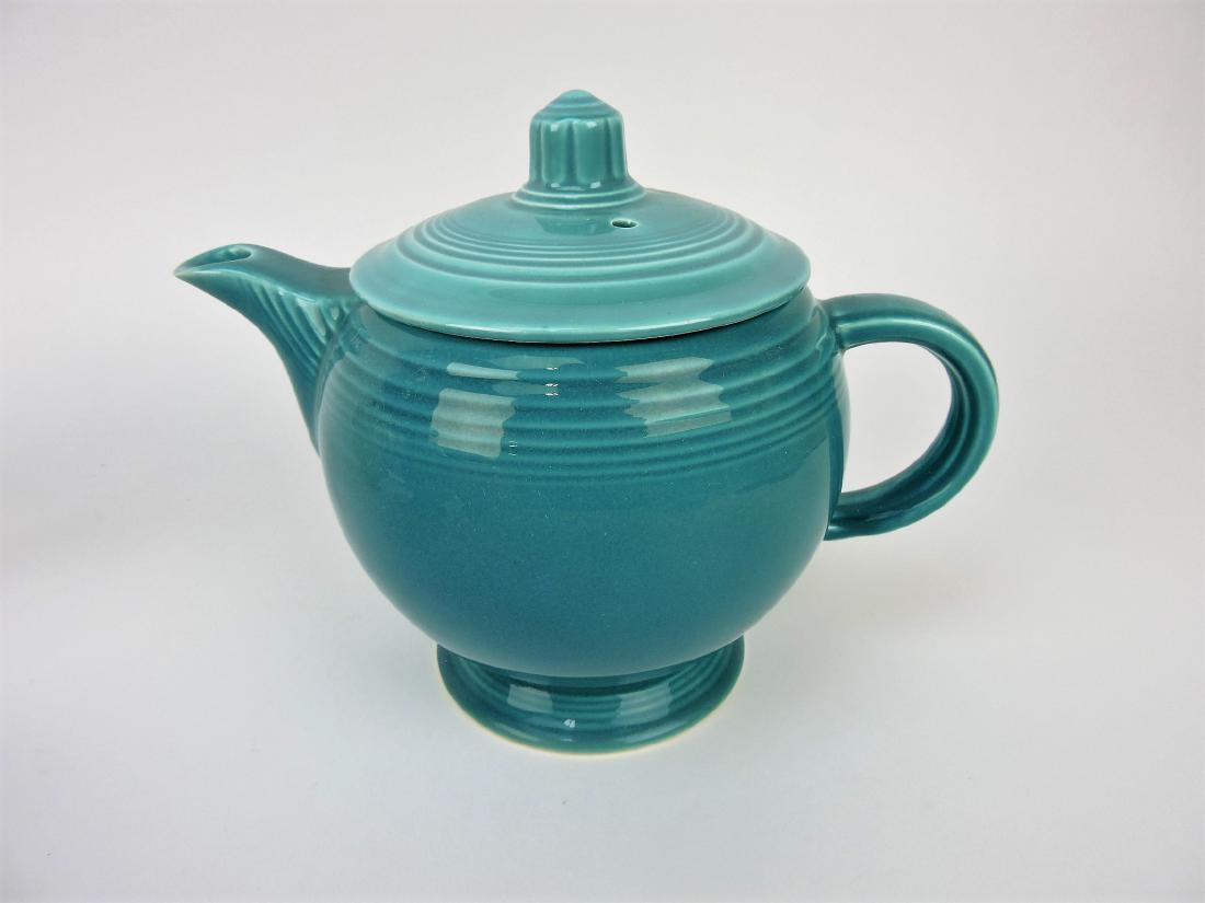 Fiesta medium teapot, turquoise (1 of 1)