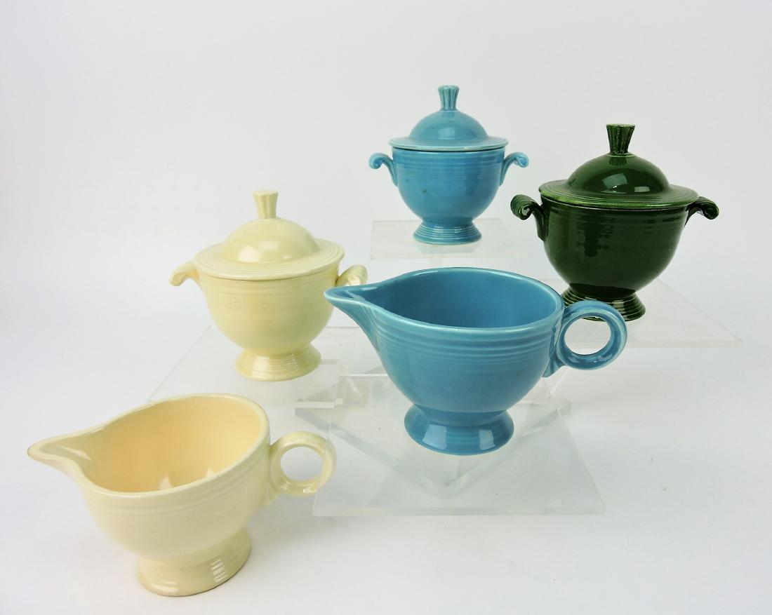 FIesta cream & sugar group; 3 sugars, (1 of 1)