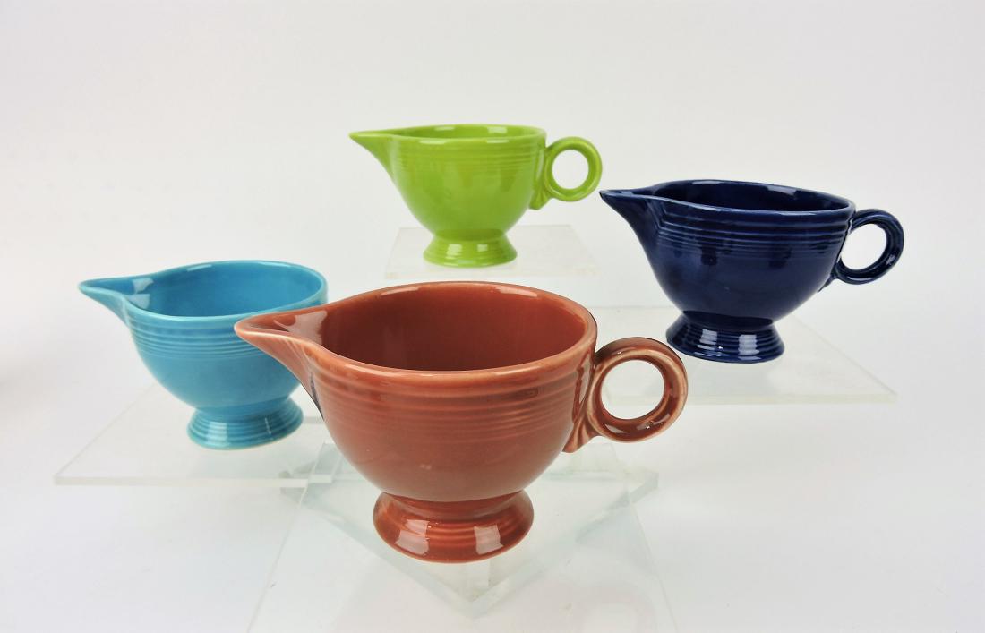 Fiesta creamer group, lot of 4: .