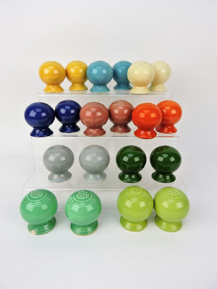 Fiesta salt & pepper group; 10 pair, (1 of 1)