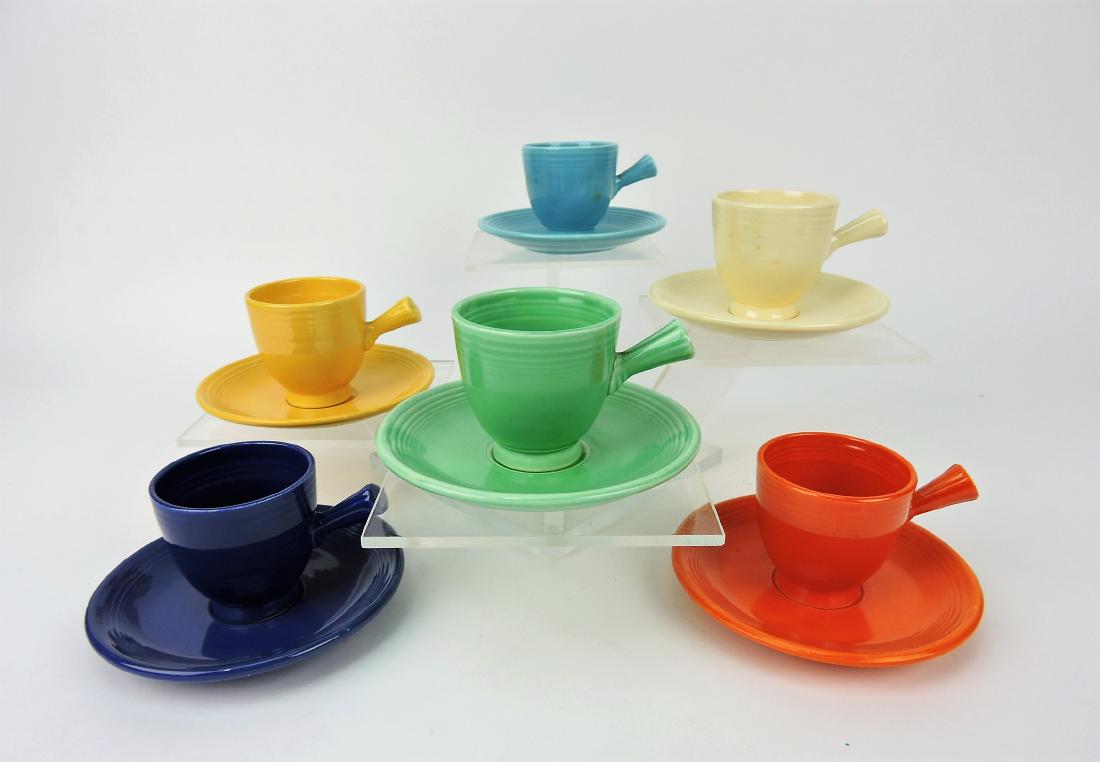 Fiesta demitasse cup & saucer group; (1 of 1)