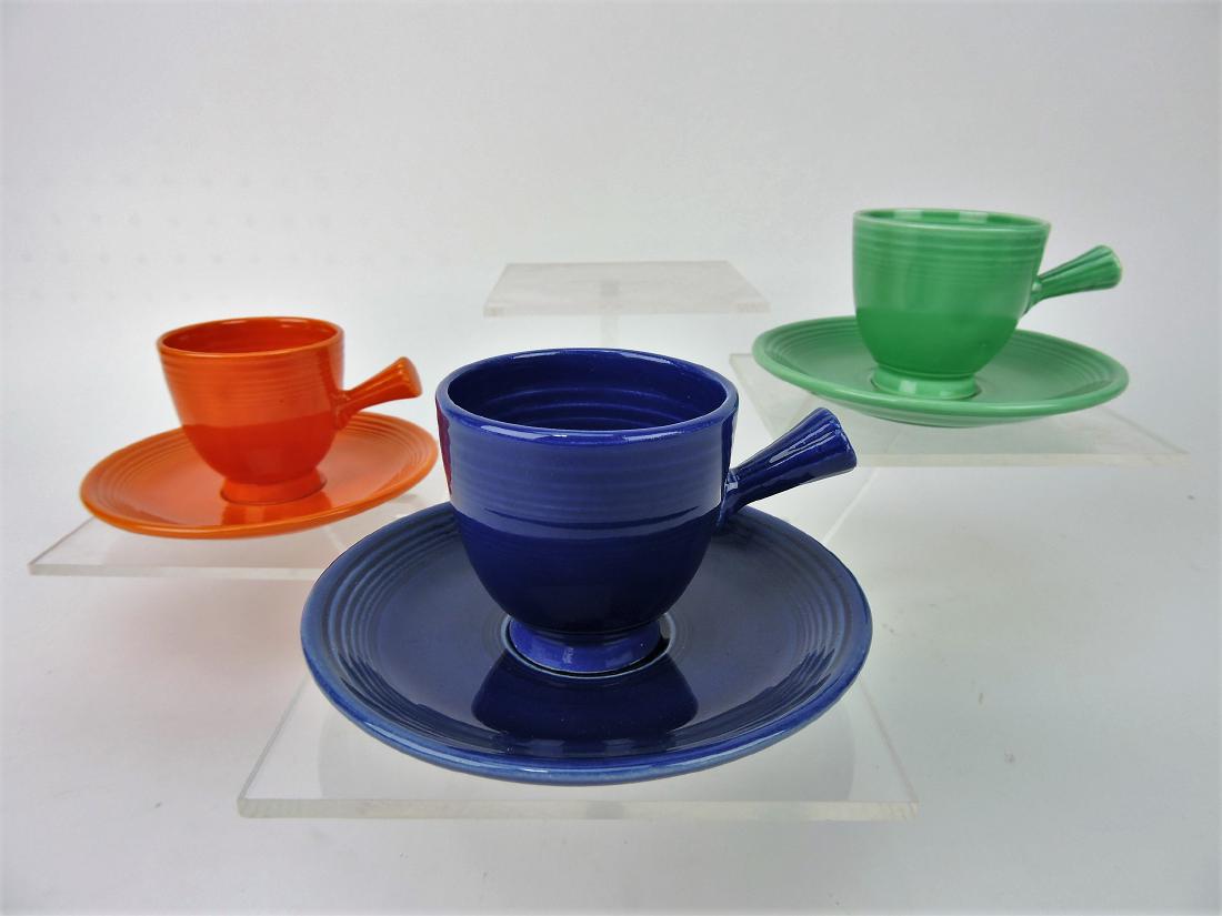 Fiesta demitasse cup & saucer group; (1 of 1)