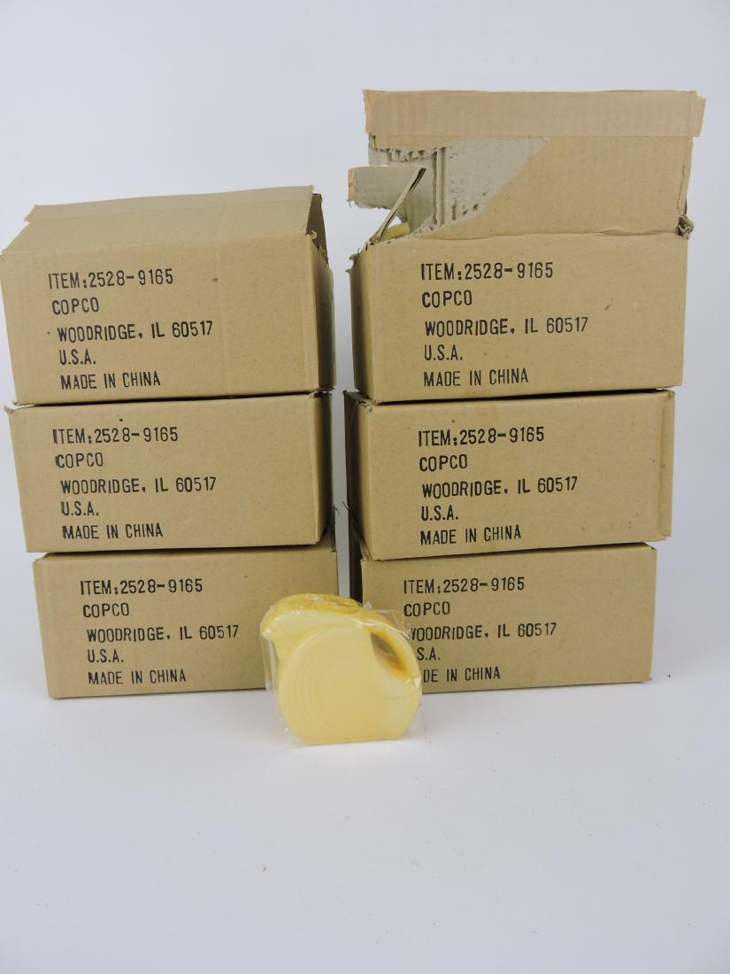 Fiesta Post 86 6 boxes of 6 yellow: candles in the shape of mini disc pitchers