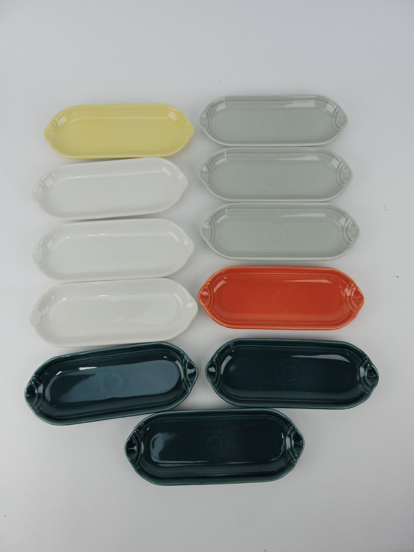 Fiesta Post 86 lot of 11 utility/: corn cob trays