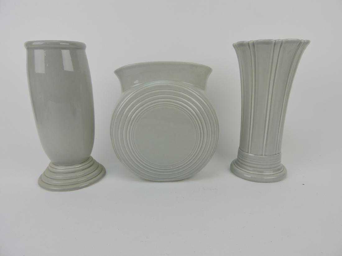 Fiesta Post 86 vase group, gray, (1 of 1)