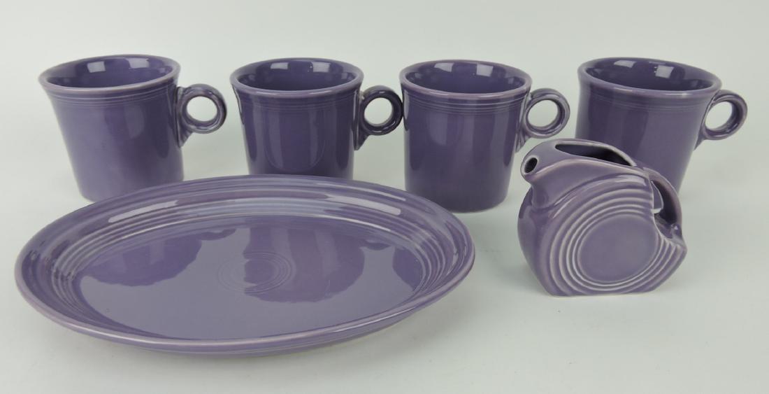 Fiesta Post 86 lilac lot of 4 mugs, (1 of 1)
