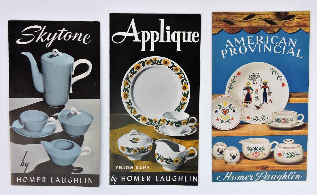 Homer Laughlin lot of 3 price lists: (1 of 1)