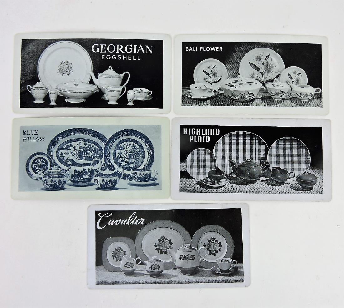 Homer Laughlin lot of 5 plastic (1 of 2)