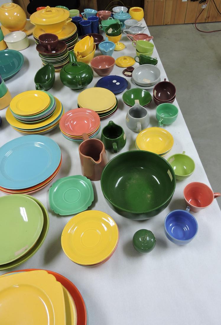 Fiesta, HLC, Harlequin, Rhythm,: Riviera lot of 141 pieces in various condition