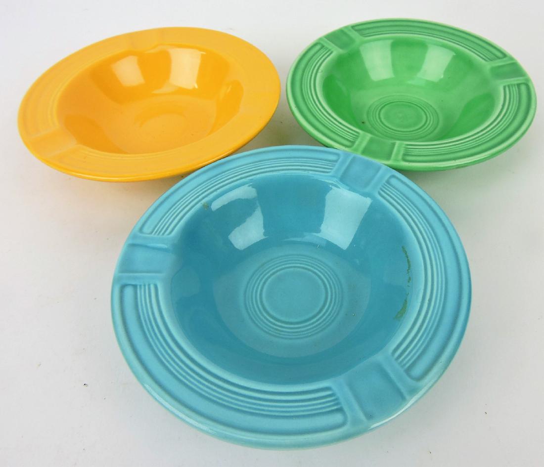 Fiesta ashtrays, turquoise, green (1 of 1)