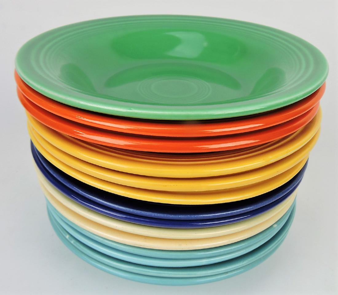 Fiesta deep plate group, lot of 14 (1 of 1)