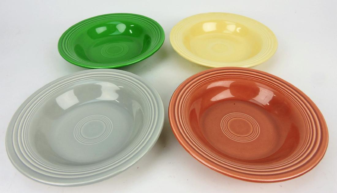 Fiesta deep plate group of 4, (1 of 1)