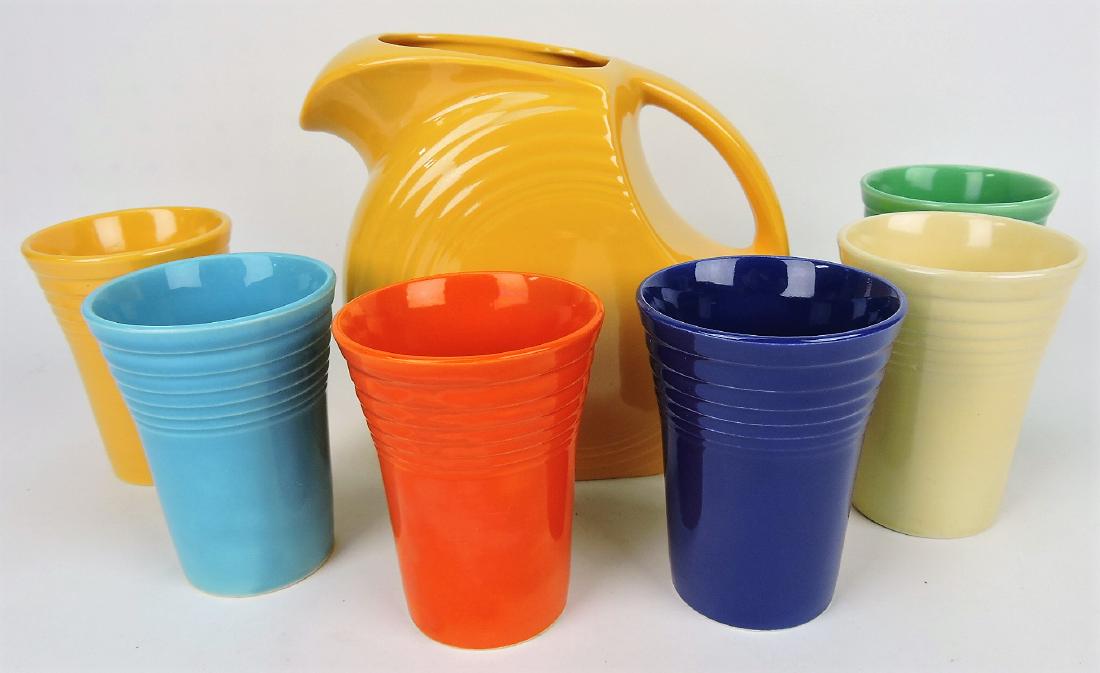 Fiesta 7 piece water set; yellow (1 of 1)