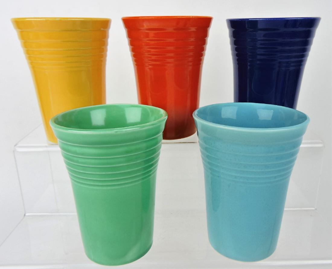 Fiesta water tumbler group,: 5 mixed colors