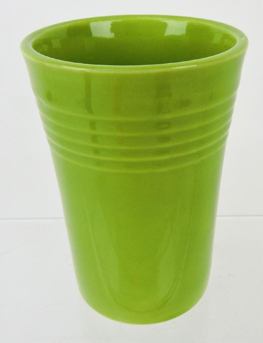 RARE Fiesta juice tumbler,: chartreuse, rim nick
