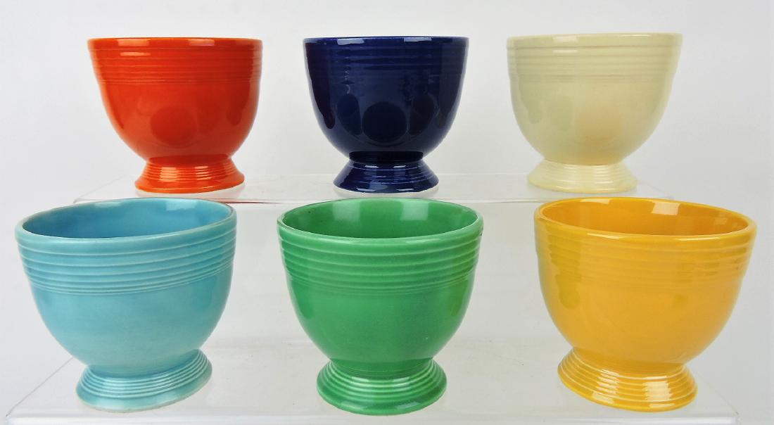 Fiesta egg cup group, all 6 (1 of 1)