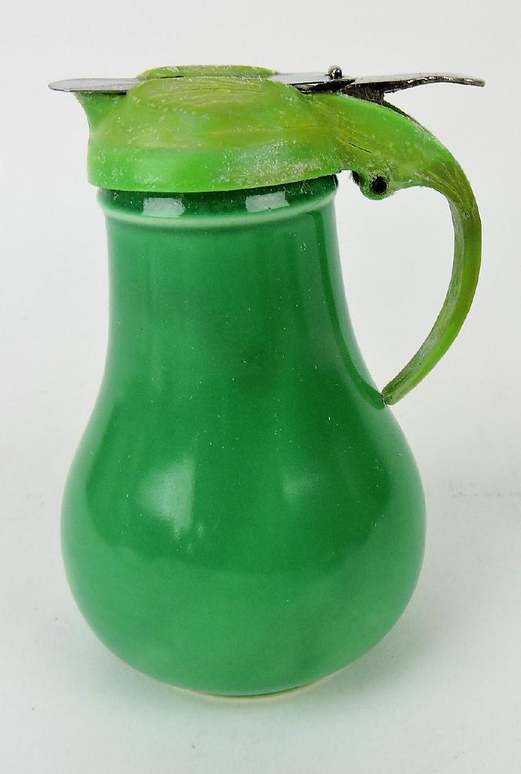 Fiesta syrup pitcher, green, (1 of 1)