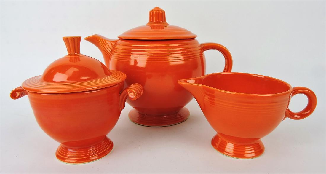 Fiesta medium teapot, cream & (1 of 1)