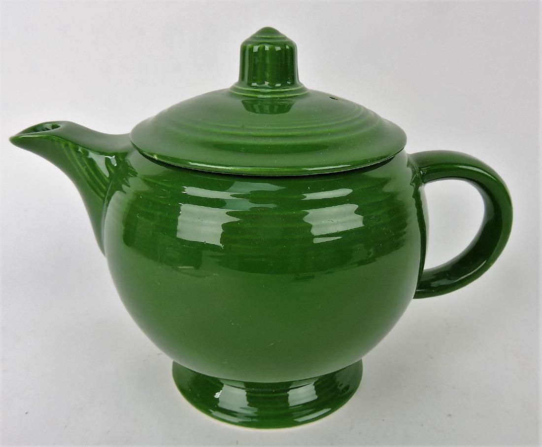 Fiesta medium teapot, dark green (1 of 1)