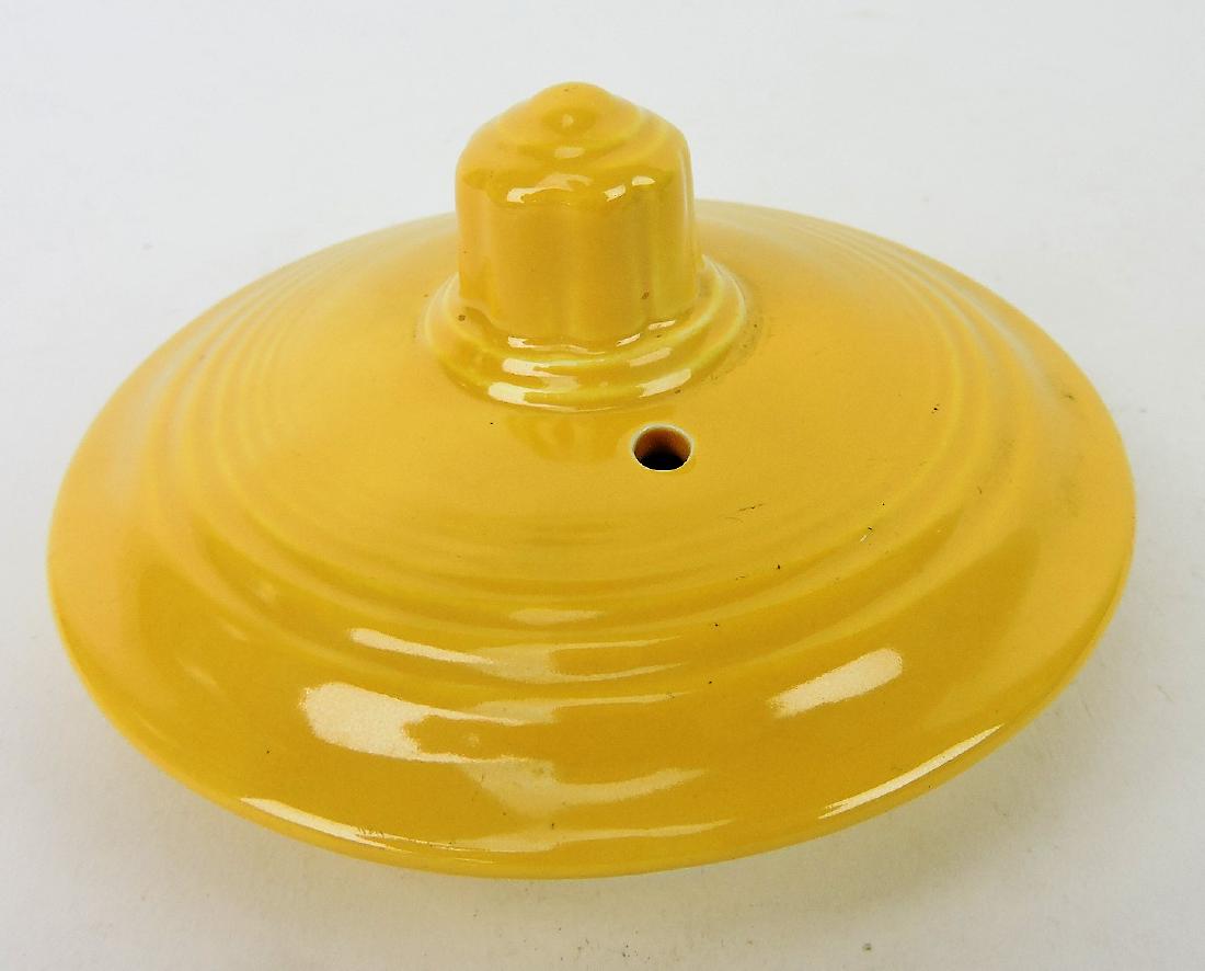 Fiesta medium teapot lid, yellow (1 of 1)