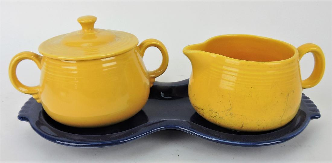 Fiesta cobalt figure 8 tray with (1 of 1)