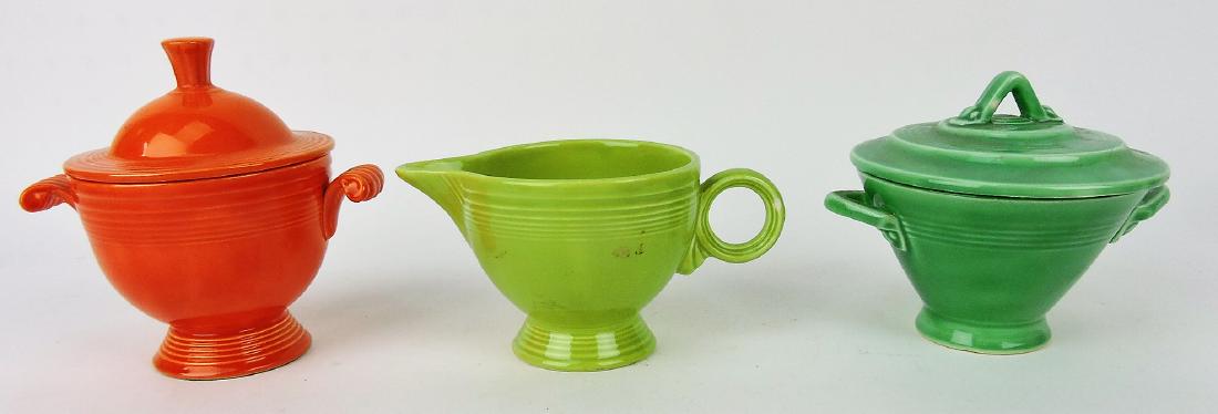 Fiesta cream & sugar group, red (1 of 1)