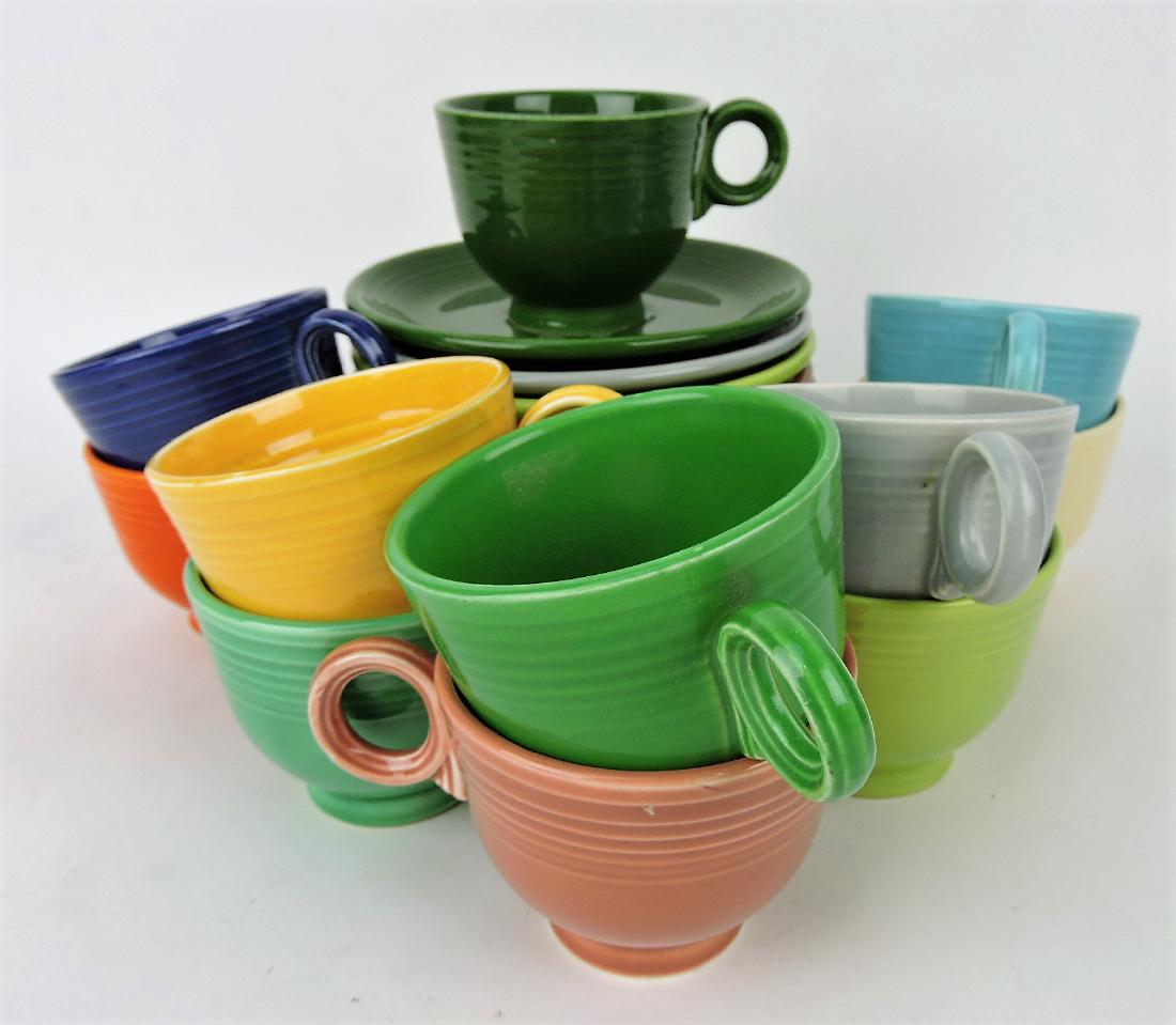 Fiesta cup & saucer group, (1 of 1)