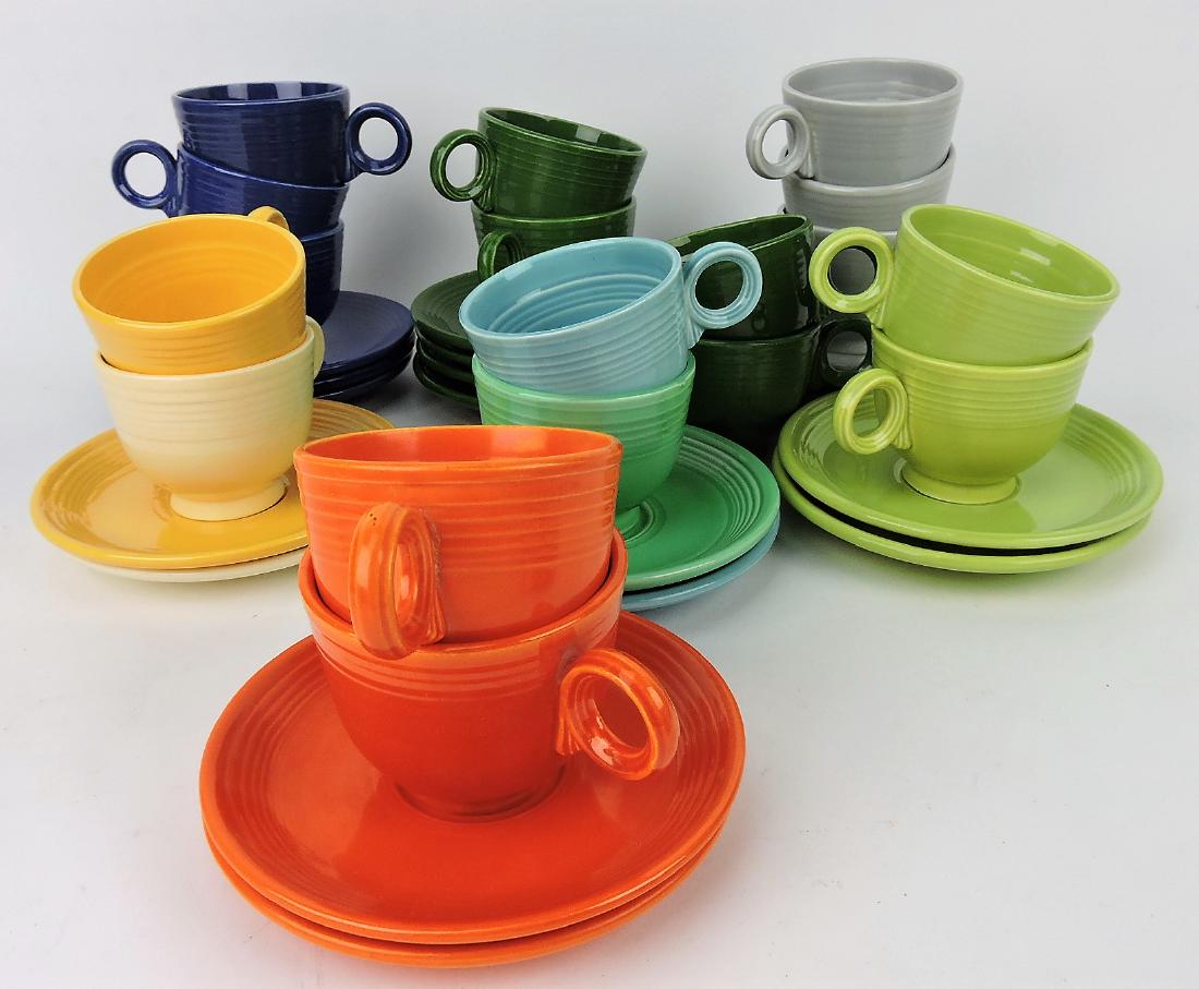 Fiesta cup & saucer group, (1 of 1)