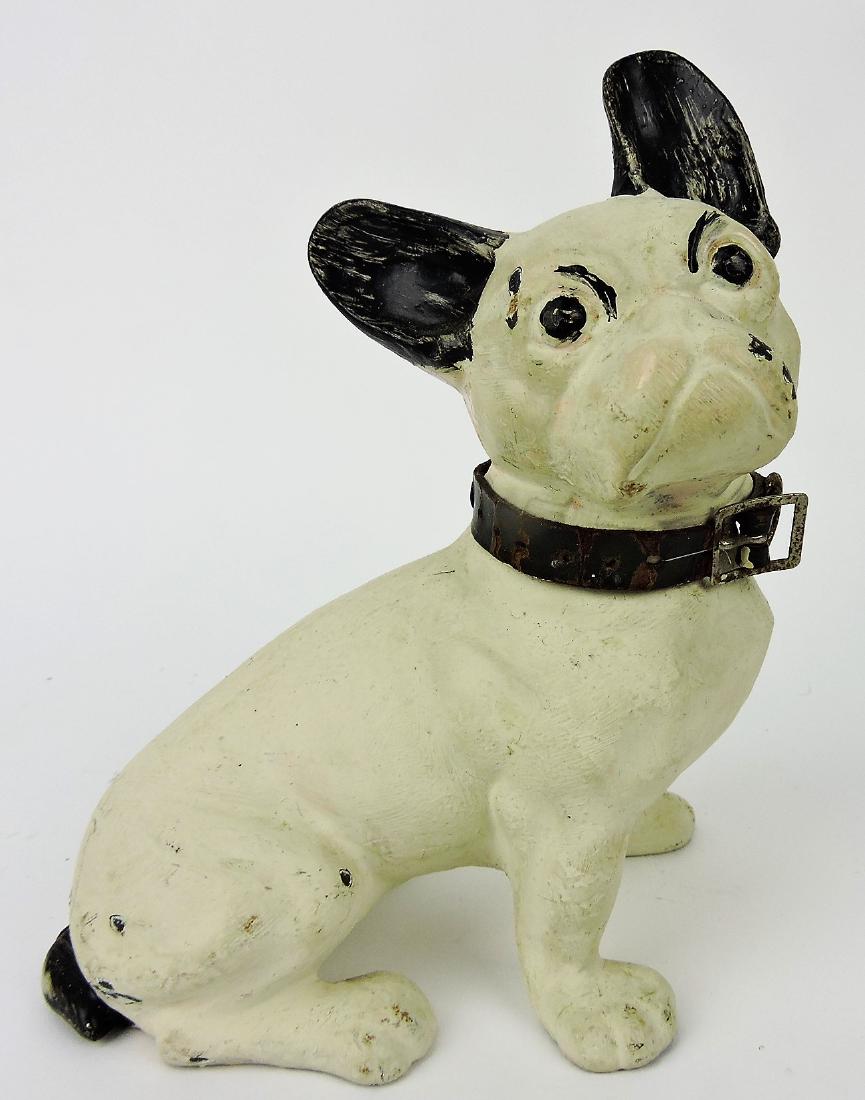 Cast iron dog doorstop, 8": .