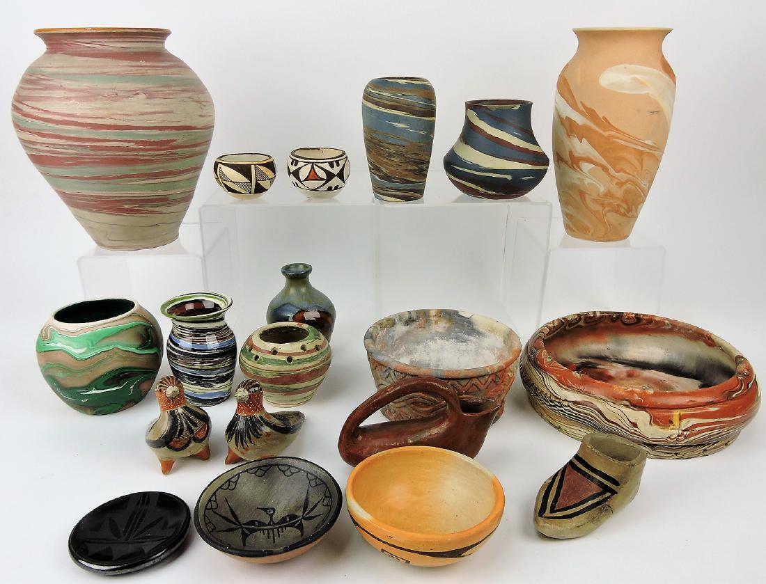 Indian and Southwest  pottery lot (1 of 1)