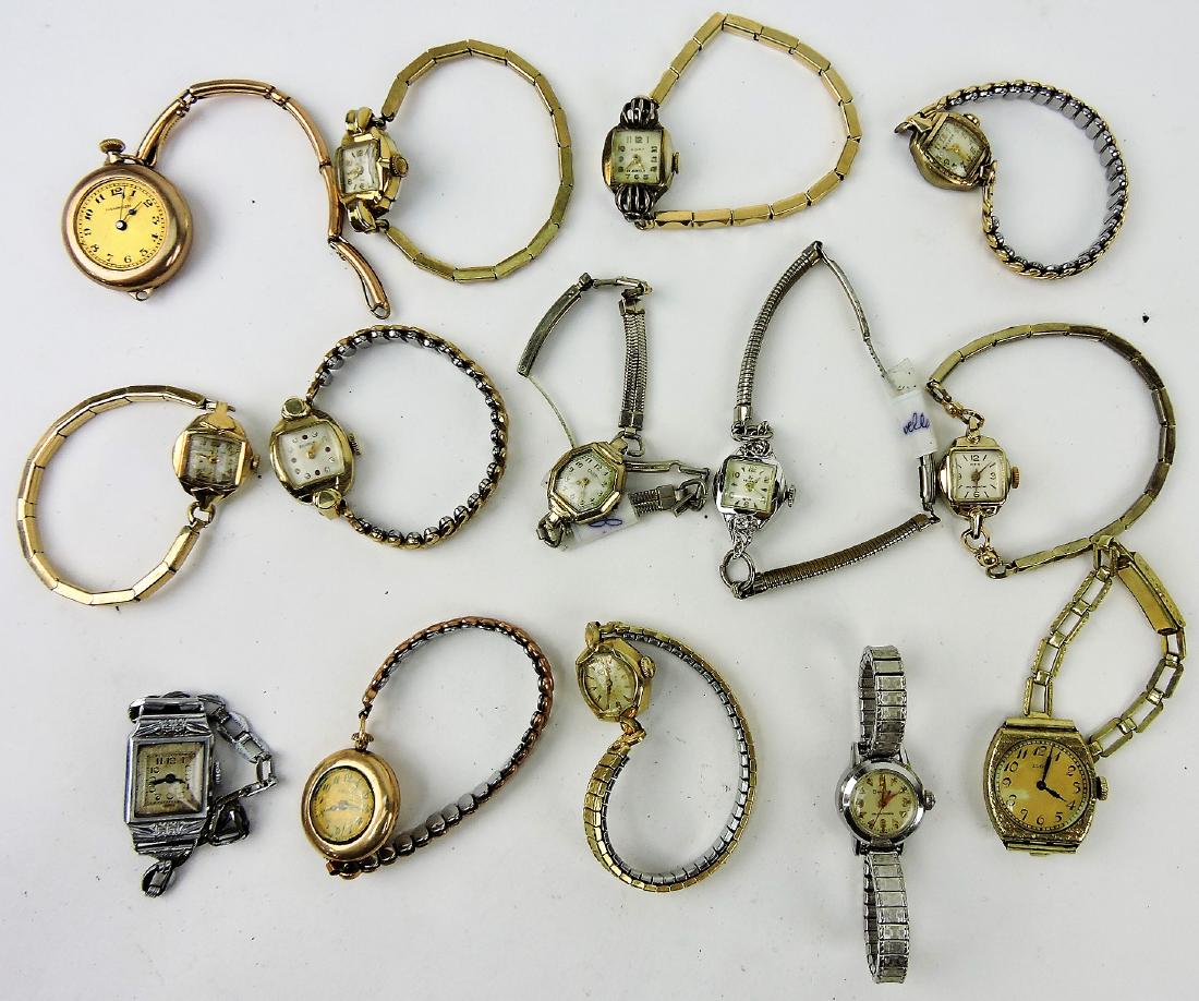 Lady's wristwatch group of 14: (1 of 1)