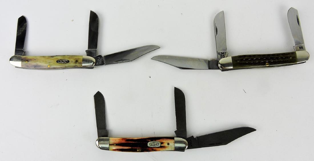 Case XX lot of 3 three blade pocket (1 of 1)