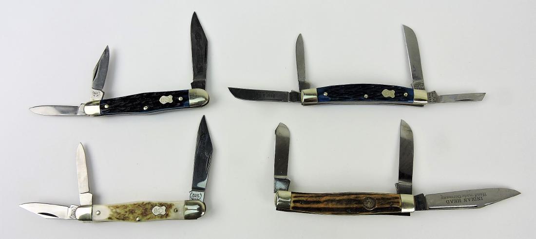 Buck Creek lot of 4 pocket knives; (1 of 1)