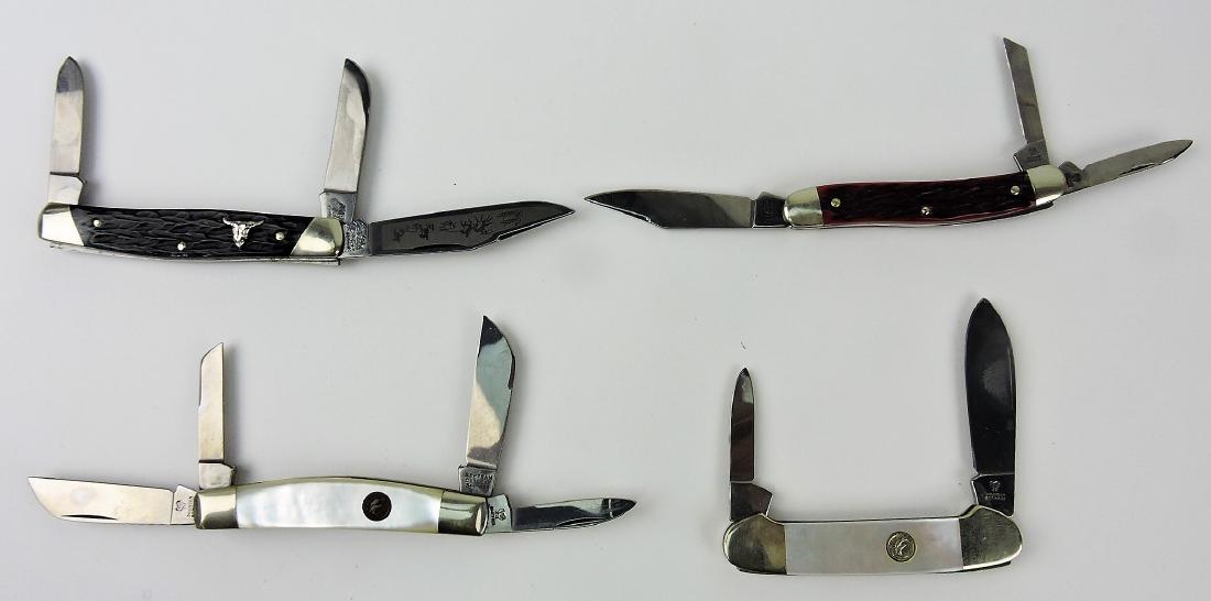 Bertram lot of 4 pocket knives; (1 of 1)