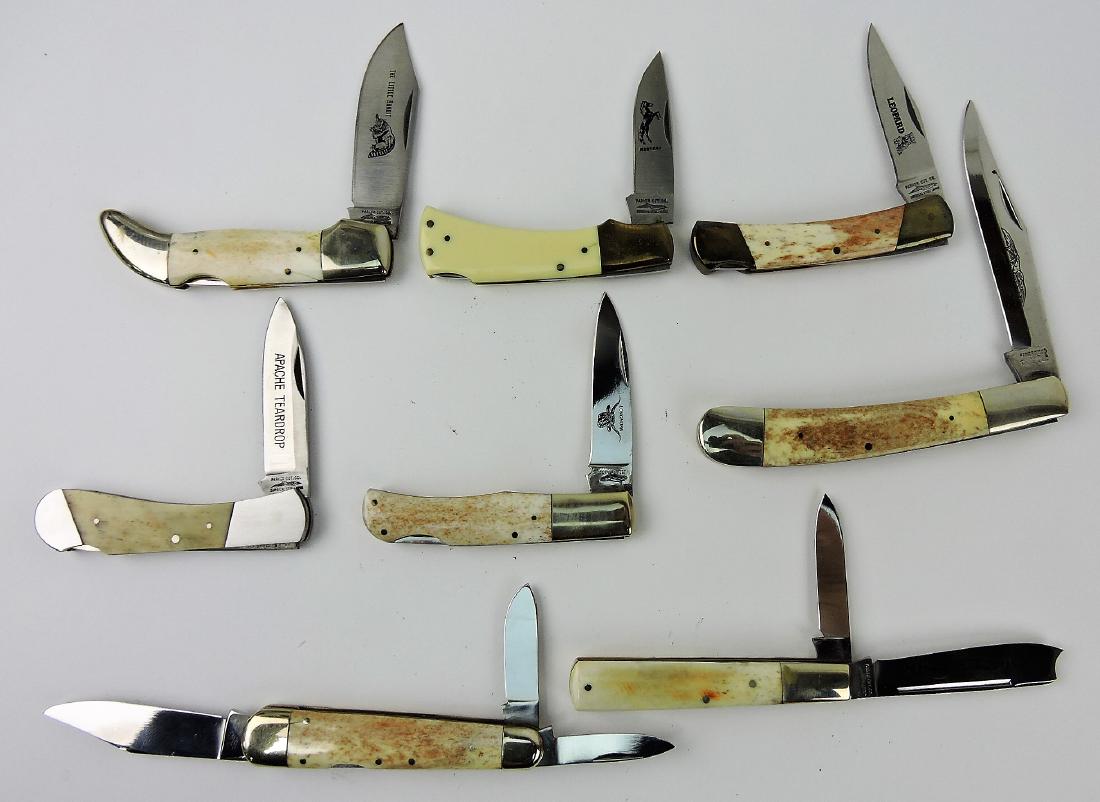 Parker lot of 8 pocket knives; (1 of 1)