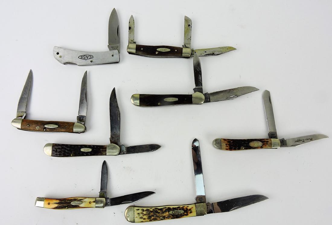 Case XX lot of 8 pocket knives; (1 of 1)