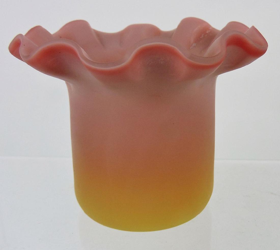 Burmese art glass toothpick: holder