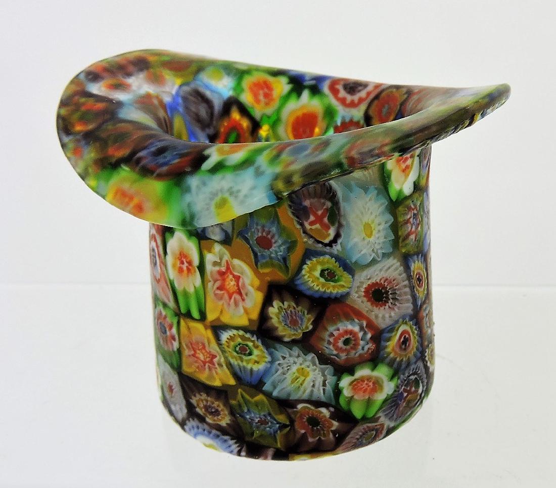 Millefiori art glass toothpick: holder