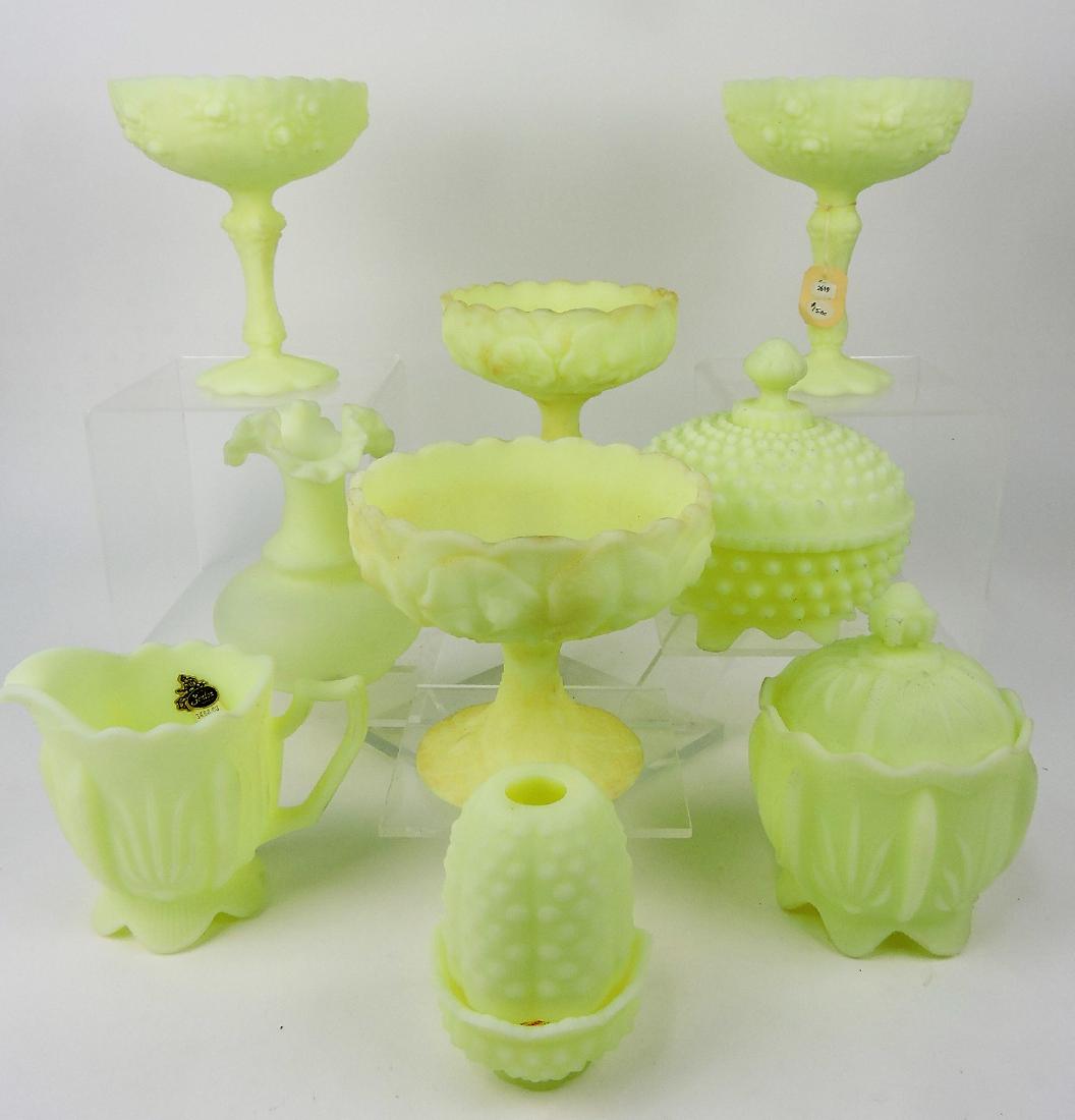 Fenton custart lot of 9: pieces