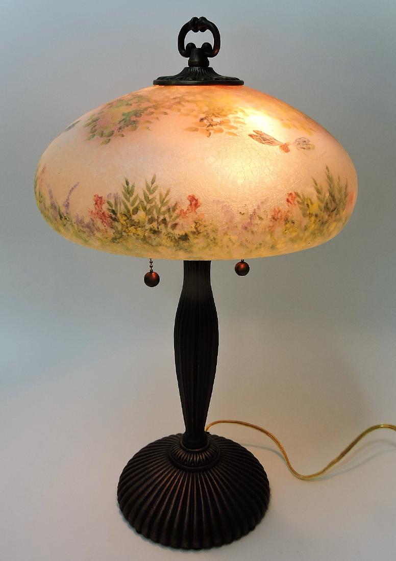 Fenton table lamp with reverse