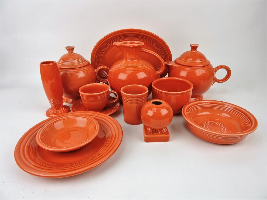 Fiesta Post 86 persimmon lot of (1 of 1)